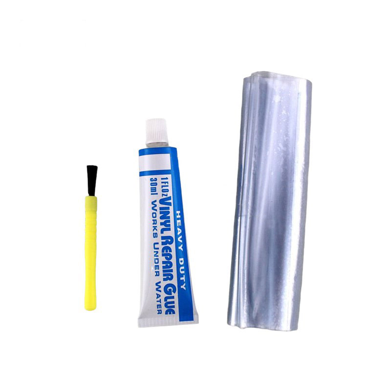 Kit de reparo de forro de piscina transparente 20 gramas para anel de natação